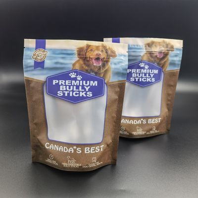 Support d'impression de Digital vers le haut d'aliment pour animaux familiers de empaquetage, paquets de festin de chien de tirette de GV