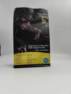 70-200 microns de gousset d'aliments pour chiens d'emballage latéral de paquet pour la conservation de fraîcheur
