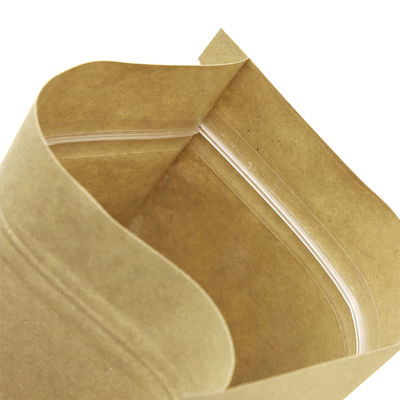La poche Standup rescellable de papier d'emballage de PE met en sac la coutume imprimée avec la fenêtre