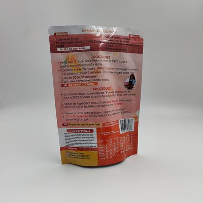 La catégorie ISO9001 comestible tiennent des poches de sac de papier d'aluminium a soudé à chaud fait sur commande imprimées