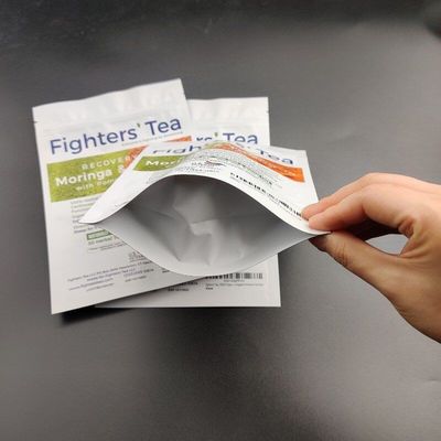 les poches épaisses de sac de papier d'aluminium de serrure de fermeture éclair de 0.2mm colorent imprimé avec la capacité 500g