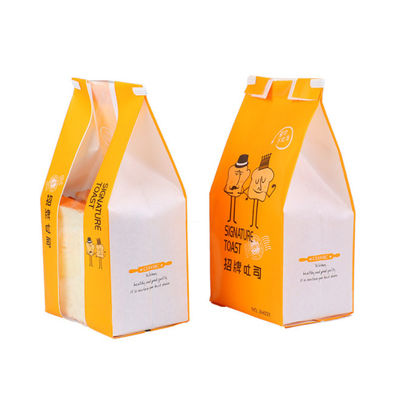 L'emballage de pain de boulangerie de Matte Laminated Paper met en sac la gravure faite sur commande biodégradable imprimée