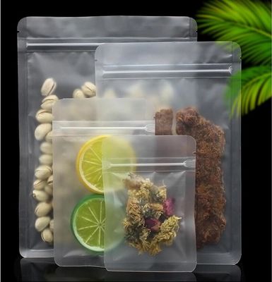 Sacs multiples d'emballage de tirette de Matte Plastic Packaging 80-140mic CPP d'espace libre de taille