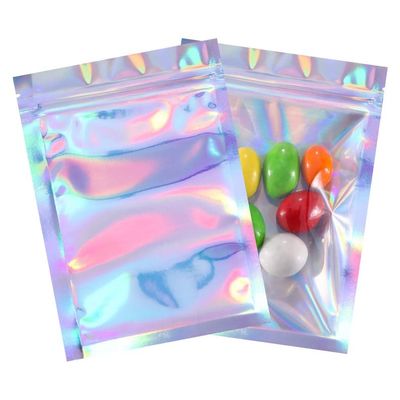 Poche zip-lock soutenue argentée empaquetant l'espace libre Front Mylar Bags de VMPET