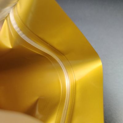 Emballage imprimé fait sur commande de poche de casse-croûte d'écrous de support de tirette de poches rescellables