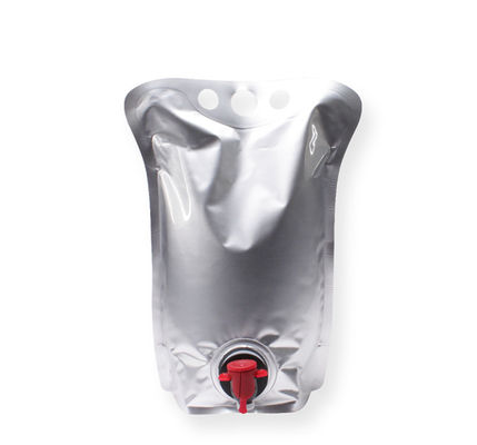 Le support jailli par vide de CMYK vers le haut de empaquetage liquide poches papier d'aluminium intérieur