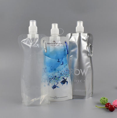 Portatif tenez la poche de empaquetage liquide 800ML de boissons avec le bec d'aspiration