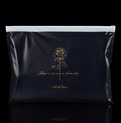 L'habillement zip-lock d'emballage clair noir de CMYK Eva met en sac Logo Printed fait sur commande