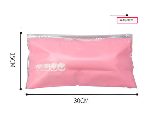 Sacs supérieurs réutilisables de tirette de sacs de vêtements de serrure de la fermeture éclair ISO9001 pour des vêtements
