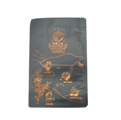 L'emballage supérieur de poche de café de la tirette 250g VMPET met en sac chaud cuit à la vapeur imperméabilisent