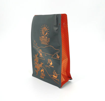 L'emballage supérieur de poche de café de la tirette 250g VMPET met en sac chaud cuit à la vapeur imperméabilisent