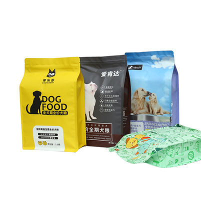 Paquet de scellage fort 100-220mic Cat Food In Recyclable Packaging épaisse d'aliment pour animaux familiers