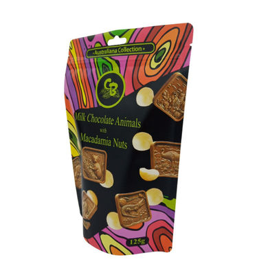 Mylar VMPET qu'intérieurs tiennent l'emballage de chocolat met en sac la preuve supérieure de l'eau de tirette