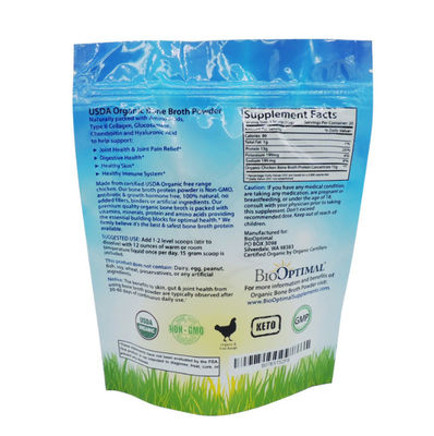 VMPET biodégradables se tiennent vers le haut de la gravure de poche de sac d'emballage alimentaire imprimée