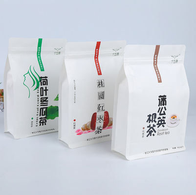 Flexo a imprimé le support vers le haut de la catégorie comestible de poches de sac d'emballage de papier d'emballage 10~220 microns