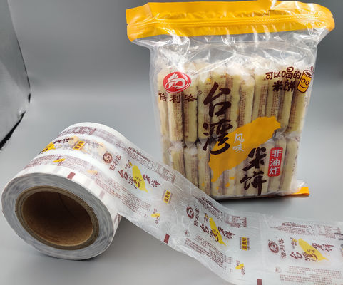 Le MOPP a imprimé le film de empaquetage de conditionnement souple imprimé par capacité du petit pain 50-500g
