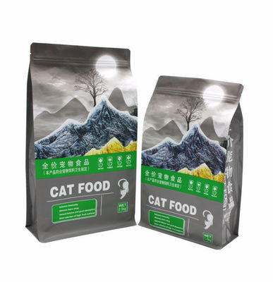 le quadruple de Cat Pet Food Pouch Package de plastique de capacité de 5kg 10kg 15kg a scellé