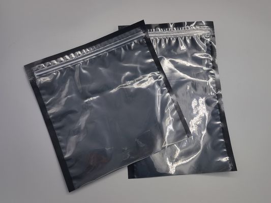 Sac 3 de emballage sous vide imprimé hermétique latéral comportant la fermeture éclair de glissière