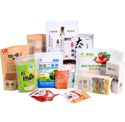 Les microns micron-120 gelés du sac 100 d'emballage alimentaire de la catégorie comestible OPP ont soudé à chaud