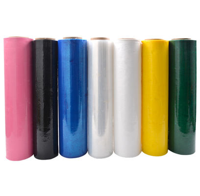 PE de LLDPE enveloppant le diamètre de noyau interne coloré par film du film de bout droit 26mm-76mm