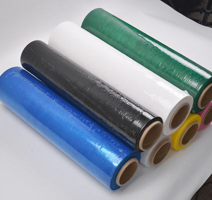 PE de LLDPE enveloppant le diamètre de noyau interne coloré par film du film de bout droit 26mm-76mm