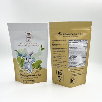 Sac d'emballage alimentaire de papier d'aluminium de VMPET 300 microns d'impression de gravure