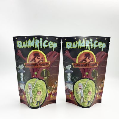 L'emballage fait sur commande d'impression de tirette supérieure met en sac UE 80mic standard 150 microns