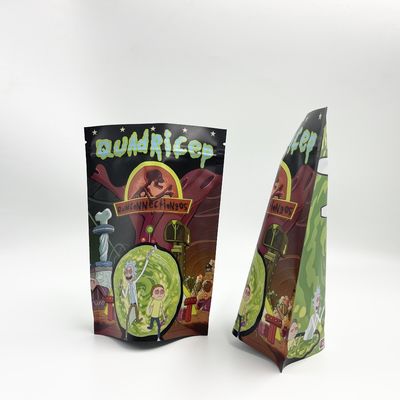 L'emballage fait sur commande d'impression de tirette supérieure met en sac UE 80mic standard 150 microns