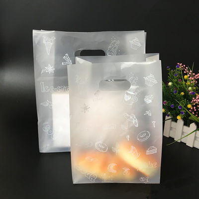 La poignée découpée avec des matrices givrée sortent à sac le PE en plastique sac latéral de gousset pour le pain