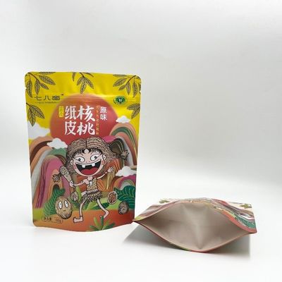 Support de papier d'aluminium de nourriture d'écrous vers le haut de taille multi de sac de poche d'emballage de tirette