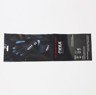 Gants empaquetant l'impression adaptée aux besoins du client par poche zip-lock en plastique d'habillement de chaussettes de sacs