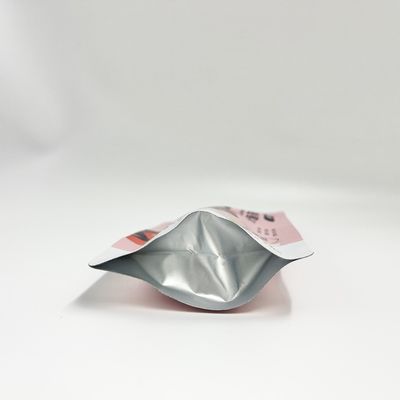 Le support en aluminium zip-lock vers le haut de l'animal familier traite la coutume de sac d'emballage alimentaire imprimé