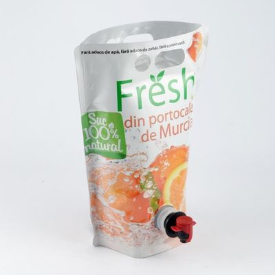 Soudure à chaud de empaquetage liquide de poche de boisson juteuse en plastique