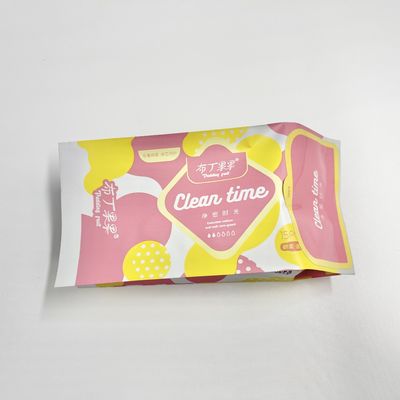 CMYK a imprimé le sac de papier d'aluminium de la serviette hygiénique des dames avec des autocollants