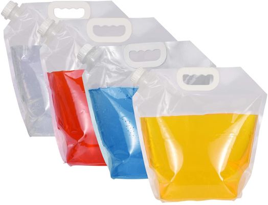 La gravure imprimant les poches liquides en plastique d'ours de l'ANIMAL FAMILIER 5L sentent la preuve