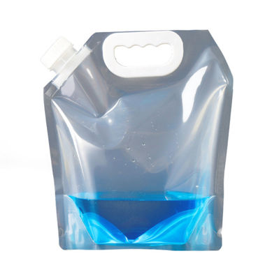 impression faite sur commande de poche liquide portative de l'emballage 5L avec la poignée