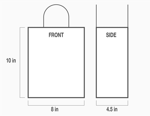 tache de transport de sacs à provisions de l'impression offset 4c vernissant l'ODM